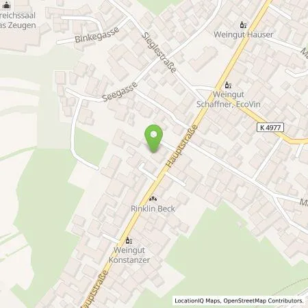 Standortübersicht der Tankstelle Schulz GmbH in 79268 Bötzingen