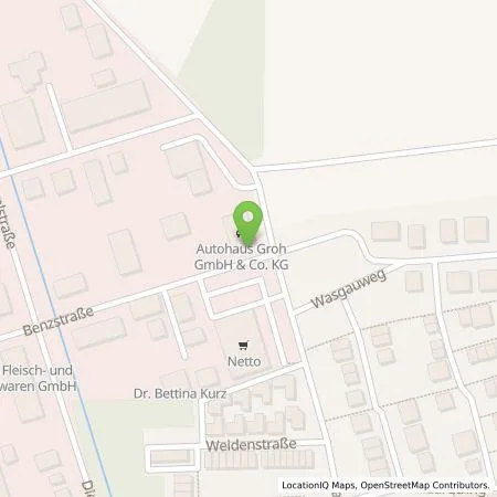 Standortübersicht der Tankstelle Autohaus Groh GmbH & Co.KG in 67141 Neuhofen
