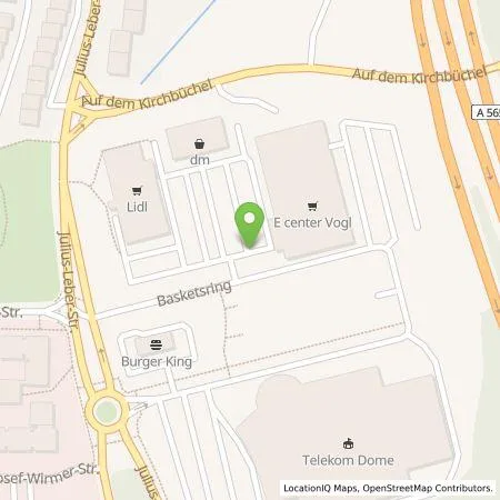 Standortübersicht der Tankstelle Rudolf Vogl OHG in 53123 Bonn