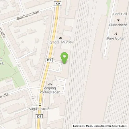 Standortübersicht der Tankstelle Autohaus Fischer GmbH in 48153 Münster