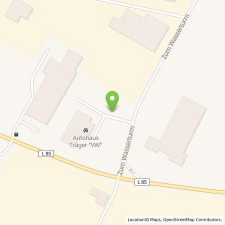 Standortübersicht der Tankstelle Träger Autohaus GmbH in 06467 Hoym