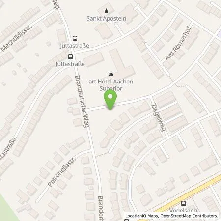 Standortübersicht der Tankstelle Frank Wagner in 52066 Aachen