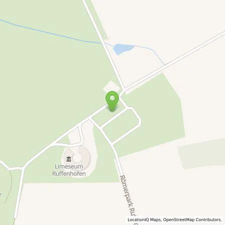 Standortübersicht der Tankstelle Zweckverband Römerpark Ruffenhofen in 91749 Wittelshofen