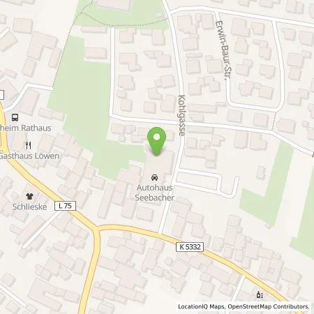 Standortübersicht der Tankstelle Autohaus Seebacher GmbH & Co. KG in 77743 Neuried