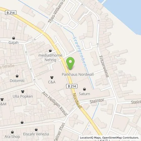 Standortübersicht der Tankstelle Celler Parkbetriebe GmbH in 29221 Celle