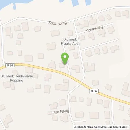 Standortübersicht der Tankstelle Kirchengemeinde Haddeby in 24857 Fahrdorf