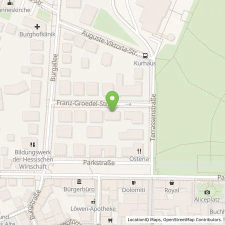 Standortübersicht der Tankstelle Restaurant Mosel in 61231 Bad Nauheim