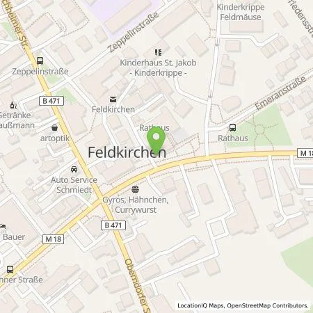 Standortübersicht der Tankstelle Gemeinde Feldkirchen in 85622 Feldkirchen