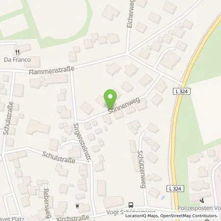 Standortübersicht der Tankstelle Pezzetti Marco in 88267 Vogt