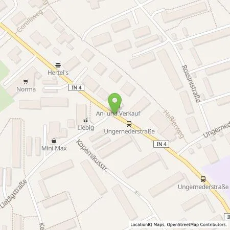 Standortübersicht der Tankstelle Schiller Energie GmbH in 85057 Ingolstadt