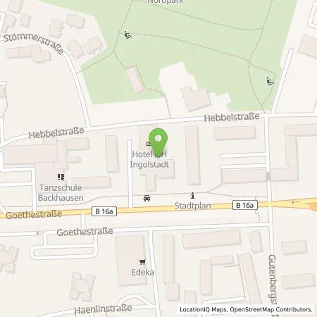 Standortübersicht der Tankstelle ABC-GW Hotel GmbH & Co. Ingolstadt KG in 85055 Ingolstadt