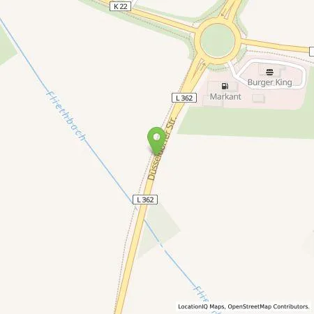 Standortübersicht der Tankstelle Peter Thürlings in 47918 Tönisvosrt