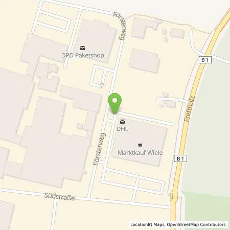 Standortübersicht der Tankstelle ANDI WIELE e. K. in 32683 Barntrup