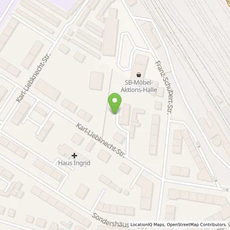 Standortübersicht der Tankstelle Borsing Bau GmbH in 99310 Arnstadt