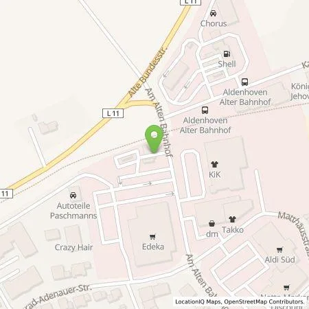 Standortübersicht der Tankstelle Norbert Geldermann KG in 52457 Aldenhoven
