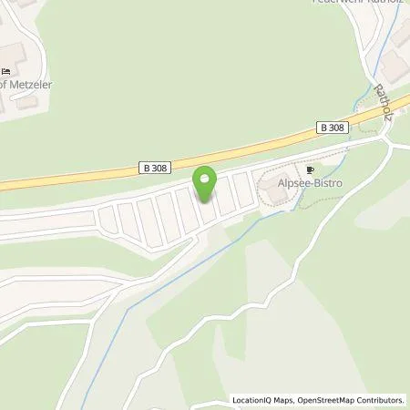 Standortübersicht der Tankstelle Bergwelt GmbH & Co.KG in 87509 Immenstadt