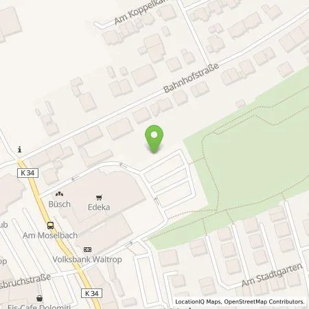 Standortübersicht der Tankstelle Gebrüder Nüsken Einzelhandels oHG in 45731 Waltrop