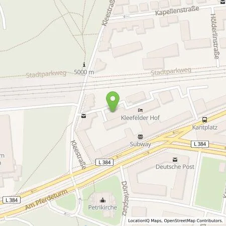 Standortübersicht der Tankstelle Hotel Kleefelder Hof in 30625 Hannover