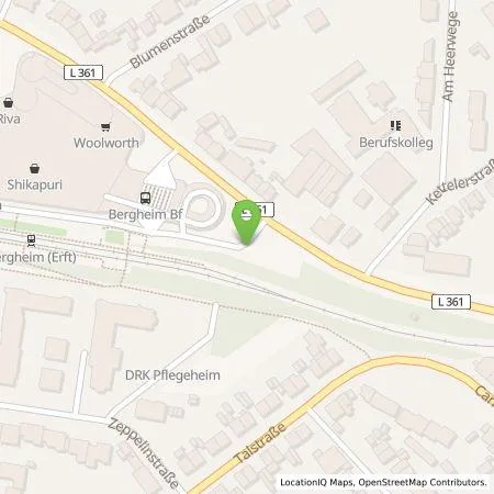 Standortübersicht der Tankstelle Stadtwerke Erft GmbH in 50126 Bergheim