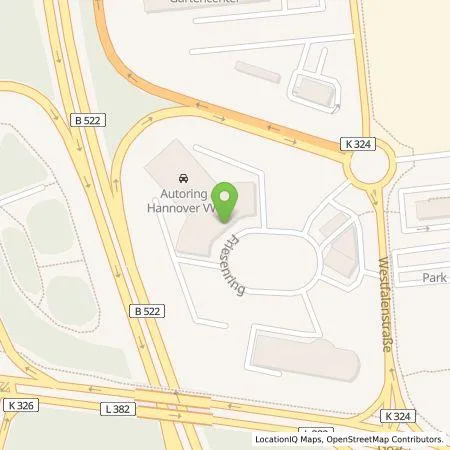 Standortübersicht der Tankstelle Volkswagen Automobile Hannover GmbH in 30853 Langenhagen