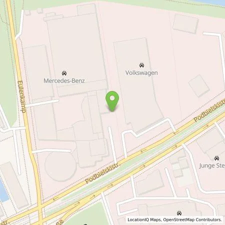 Standortübersicht der Tankstelle Volkswagen Automobile Hannover GmbH in 30655 Hannover