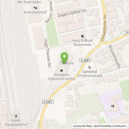 Standortübersicht der Tankstelle Liebel Architekten BDA in 73431 Aalen