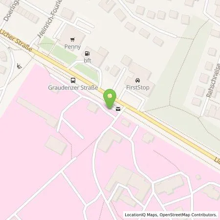 Standortübersicht der Tankstelle Vitos Gießen-Marburg gGmbH in 35398 Gießen