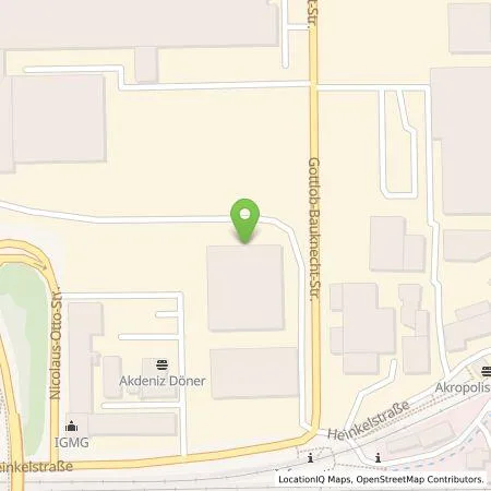 Standortübersicht der Tankstelle Emil Löffelhardt GmbH & Co. KG in 73614 Schorndorf