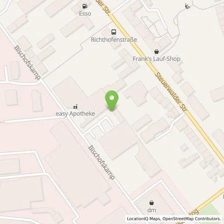 Standortübersicht der Tankstelle easyApotheke Hildsheim Harald Steinert e.K. in 31137 Hildesheim
