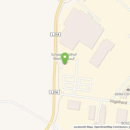 Standortübersicht der Tankstelle Schwarzwaldhof Fleisch und Wurstwaren GmbH in 78176 Blumberg