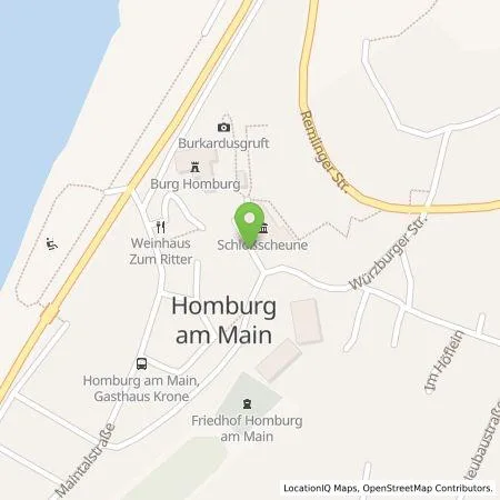 Standortübersicht der Tankstelle Markt Triefenstein in 97855 Triefenstein