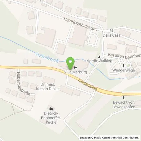 Standortübersicht der Tankstelle Villa Marburg GmbH in 63869 Heigenbrücken