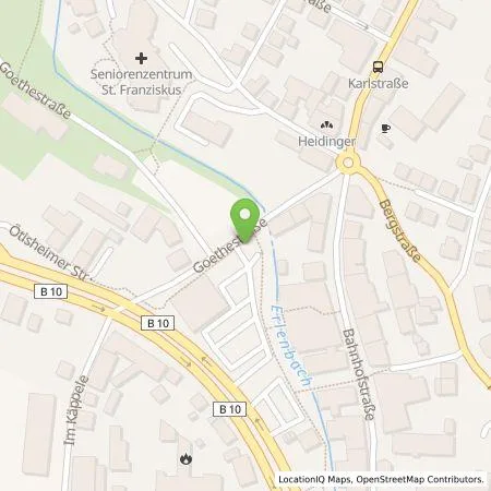 Standortübersicht der Tankstelle Sämann Grundstücks GmbH & Co.KG07041 in 75417 Mühlacker