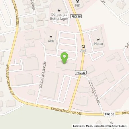 Standortübersicht der Tankstelle Autohaus Kornexl & Lenz GmbH in 94065 Waldkirchen