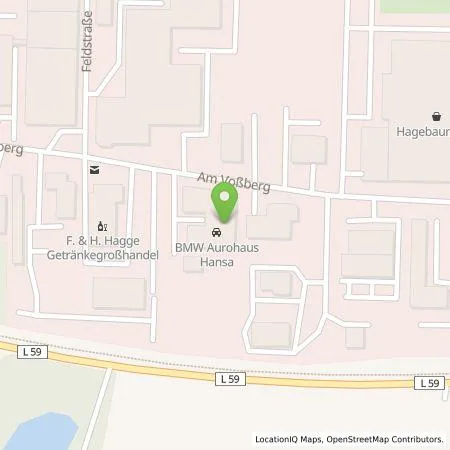 Standortübersicht der Tankstelle Autohaus Hansa Nord GmbH- Zentrale in 23758 Oldenburg in Holstein