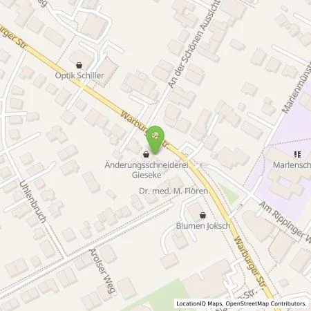 Standortübersicht der Tankstelle Rasenmähroboter Türöffnung System in 33098 Paderborn