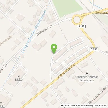 Standortübersicht der Tankstelle Markus Hörning GmbH in 08485 Lengenfeld