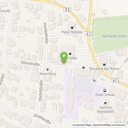 Standortübersicht der Tankstelle Karl-Josef Windmann Lebensmittel GmbH & Co. KG in 33106 Paderborn