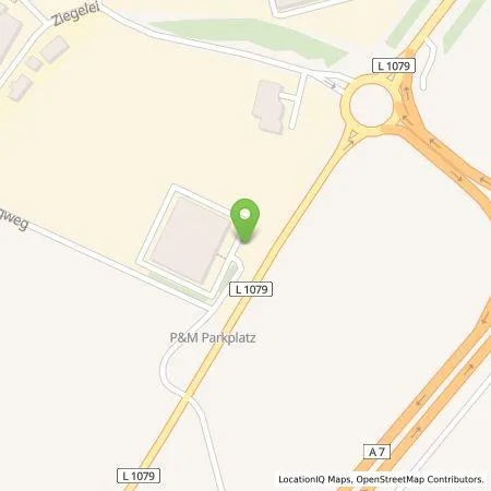 Standortübersicht der Tankstelle MERKUR Immobilien und Bauprojekte GmbH & CO. KG in 89582 Herbrechtingen