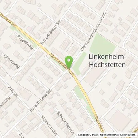 Standortübersicht der Tankstelle Autohaus in 76351 Linkenheim-Hochstetten