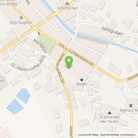 Standortübersicht der Tankstelle Dannhäußer Besitz GbR in 92685 Floß