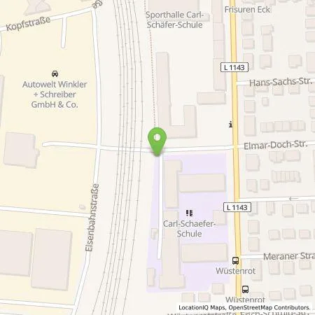 Standortübersicht der Tankstelle SWLB Mobilität GmbH in 71638 Ludwigsburg