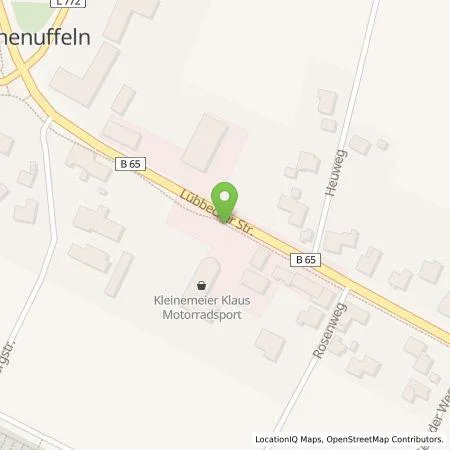 Standortübersicht der Tankstelle GreenCharge GmbH in 32479 Hille