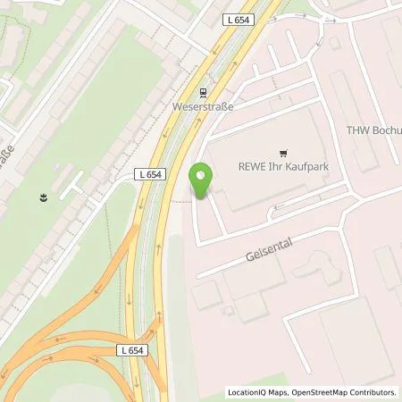 Standortübersicht der Tankstelle EnBW mobility+ AG und Co.KG in 44805 Bochum