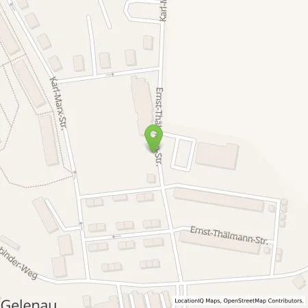 Standortübersicht der Tankstelle Gemeinde Gelenau in 09423 Gelenau/Erzgebirge