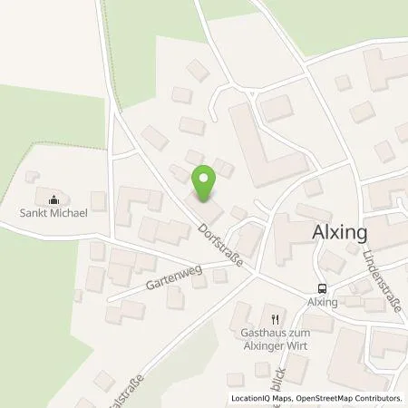 Standortübersicht der Tankstelle Alxing-Brucker Genossenschaftsbank eG in 85567 Bruck