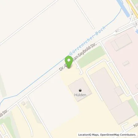 Standortübersicht der Tankstelle Aug. Hülden GmbH+Co.KG in 52349 Düren