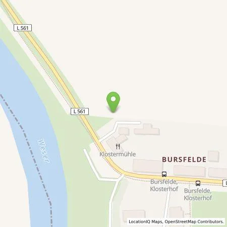 Standortübersicht der Tankstelle restaurant klostermühle in 34346 Hann. Münden