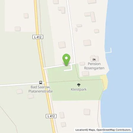 Standortübersicht der Tankstelle Amt Scharmützelsee (Körperschaft d. ö.R.) in 15526 Bad Saarow