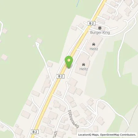 Standortübersicht der Tankstelle Heitz GmbH & Co. KG in 82467 Garmisch-Partenkirchen